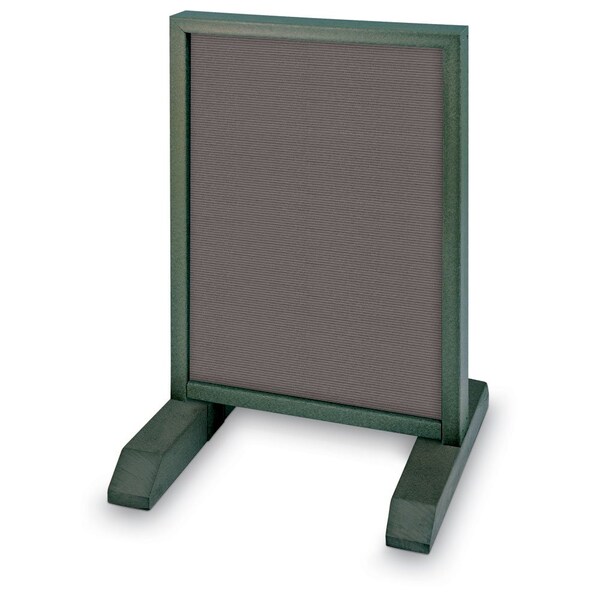 United Visual Products Sliding Door Indoor Enclosed Corkboard, 6 UV9026ACS-BLACK-RUBBER - main